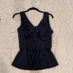 Navy blue top